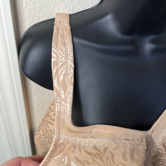 NWT Deyllo Women's Non Padded Wireless Plus Size Full Coverage Bra Size 46C #418 - Picture 5 of 12